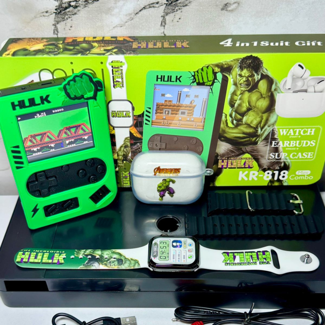 Mega Combo Consola 500 Juegos + Reloj Inteligente + Audifonos Pro