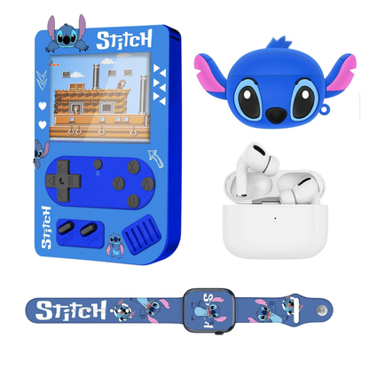 Mega Combo Consola 500 Juegos + Reloj Inteligente + Audifonos Pro